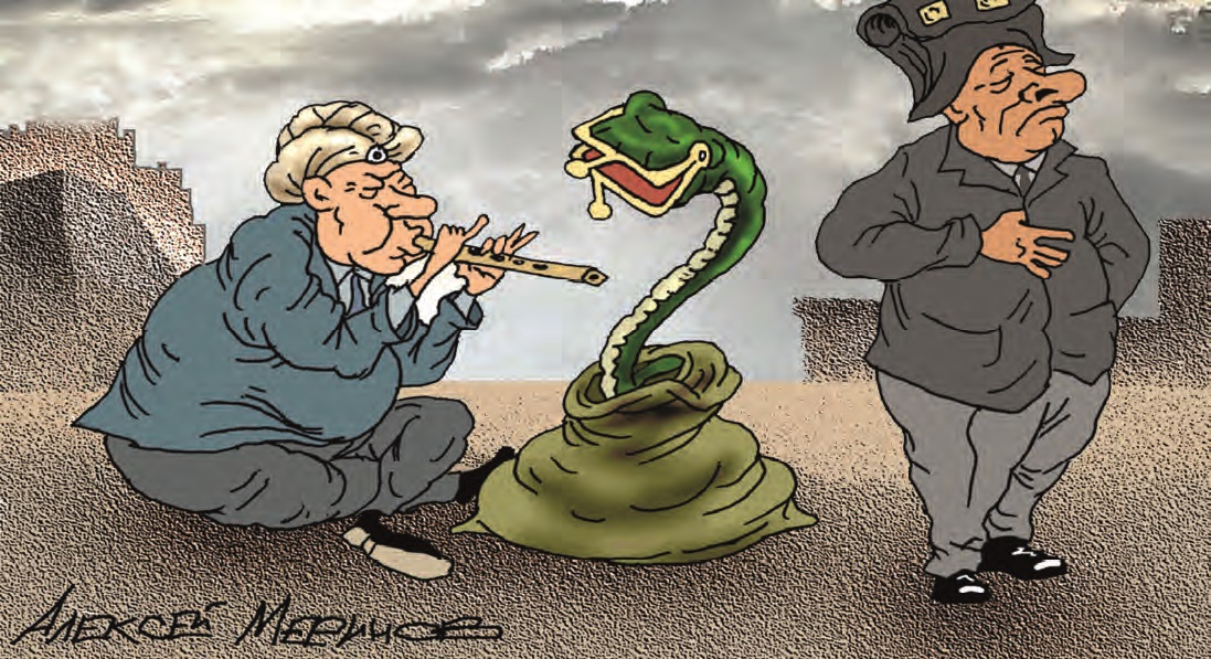 Карикатура Алексея Меринова